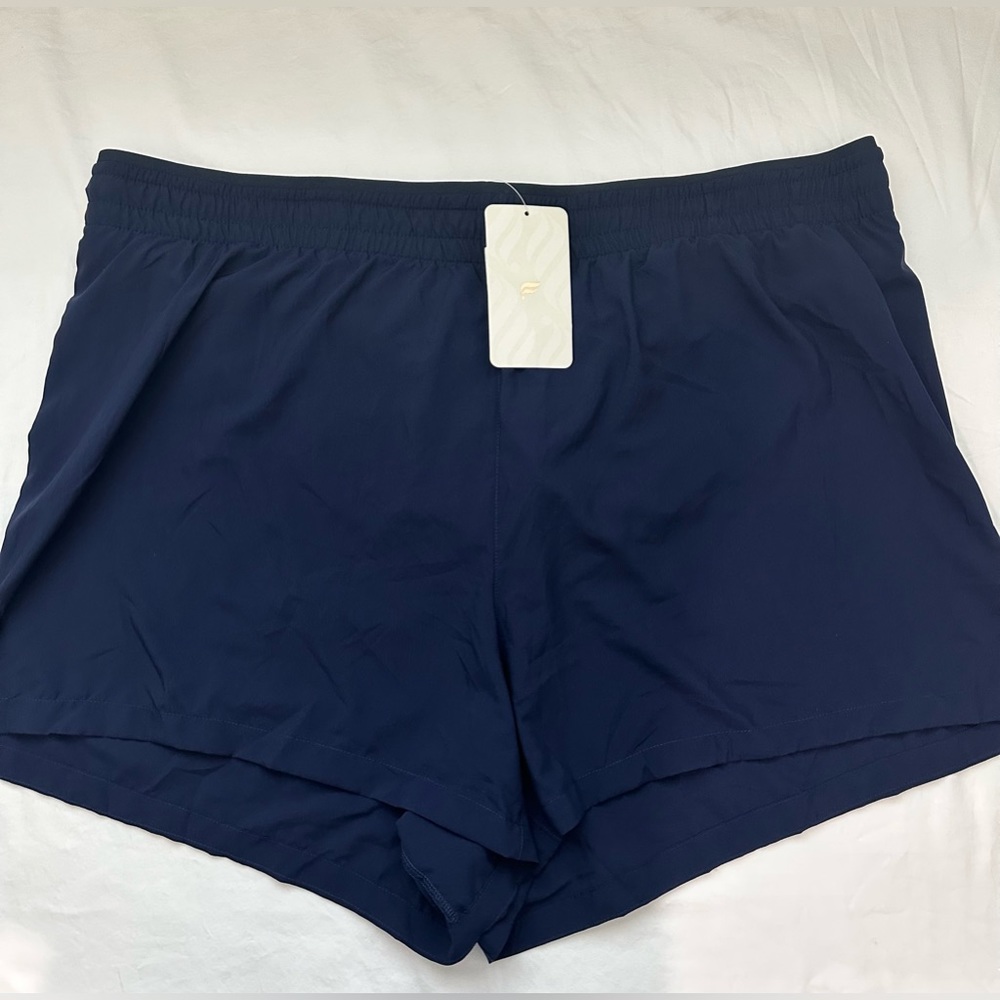 NWT Fabletics Navy Hali Run Short Men’s Size 2XL